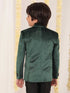 Boy's Green Velvet Blazer